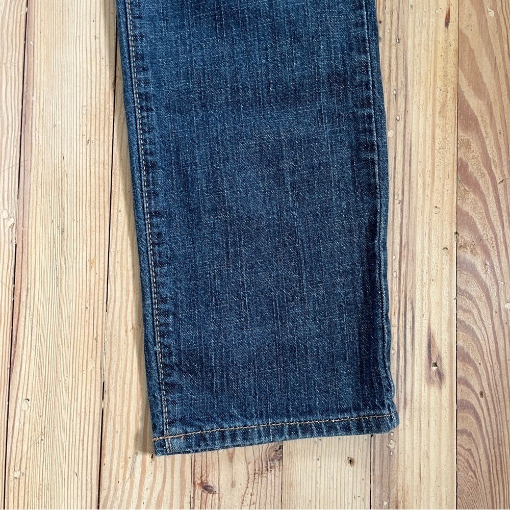 Vintage Calvin Klein Jeans dark blue wash straight leg jeans stretchy material - Picture 3 of 12